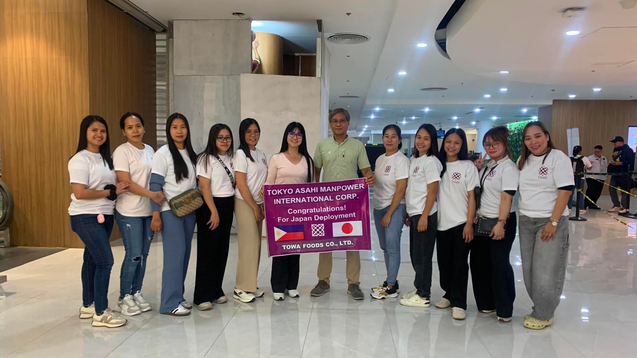 Filipino workers preparing for overseas deployment